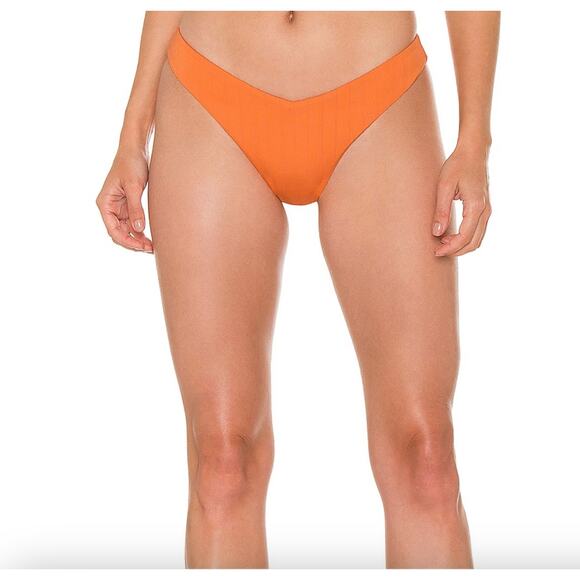 onia Chiara Bikini Bottom in Sunburst NWT Size Medium Orange - Picture 1 of 10